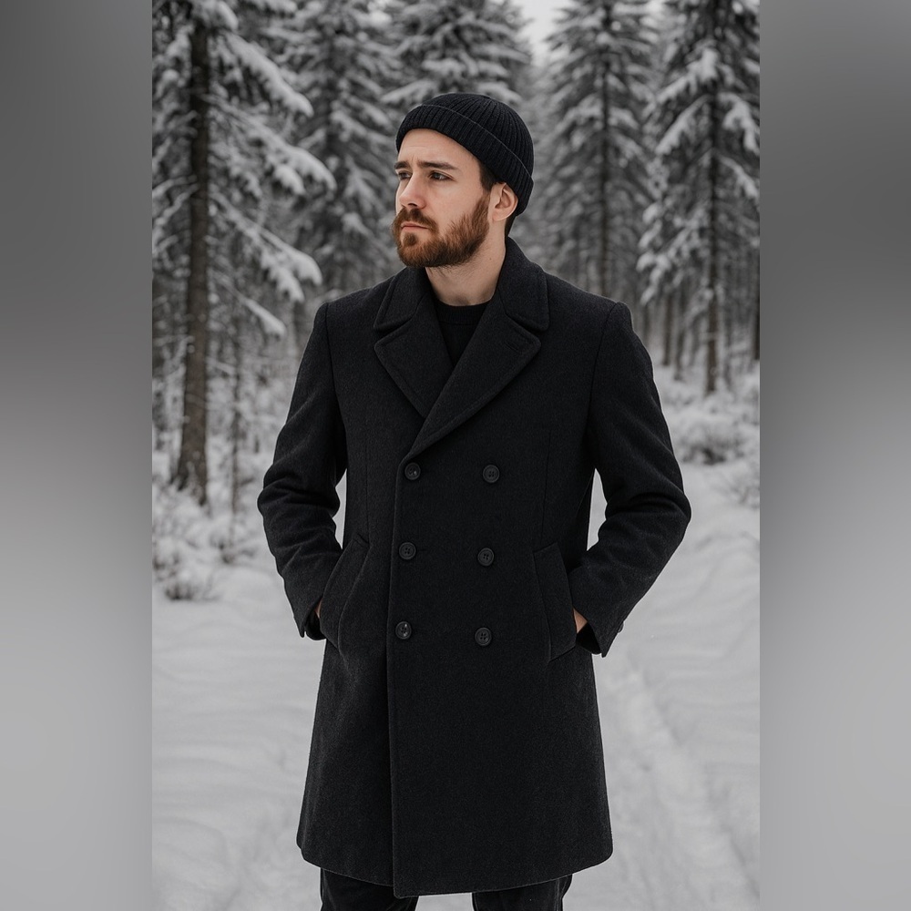 London fog men’s wool coat Size 44R lined